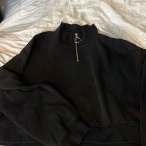 H&M Cropped Quarter Zip